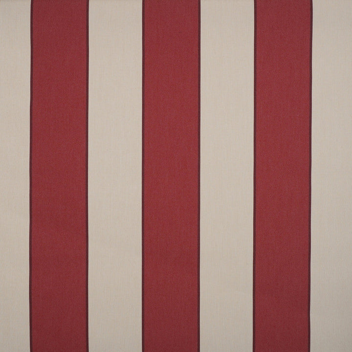 8211 Sienne Red / Linen by Sunbrella Designer Fabric Dickson North American Collection - Stripes 100% Solution Dyed Acrylic USA or Imported 10-Year Horizontal: and Vertical: 47 in. - Swanky Fabrics -