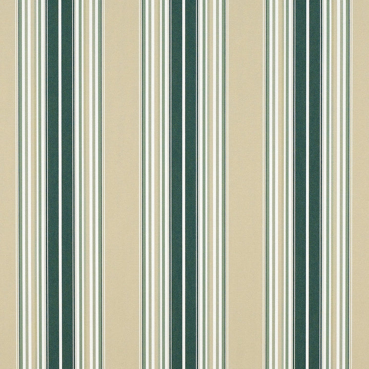 4932 Forest / Beige / Natural / Sage Fancy by Sunbrella Designer Fabric Sunbrella Awning Stripes 100% Sunbrella® Acrylic USA or Imported 10-Year Horizontal: and Vertical: 46 in. - Swanky Fabrics -