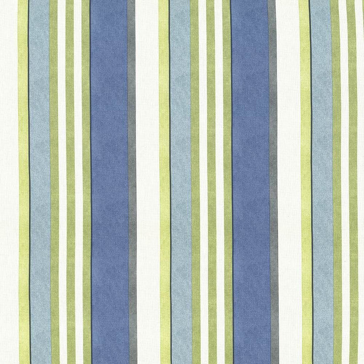 Edgemere Stripe Bluebell by Kasmir Designer Fabric 5075 100% Cotton
 UNITED KINGDOM </p><p>Repeat: Horizontal: 13 5/8 inches and Vertical: N/A 54 - 55 - Swanky Fabrics -