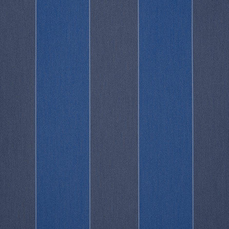 D331 Color Block Blue by Sunbrella Designer Fabric Dickson North American Collection - Stripes 100% Solution Dyed Acrylic USA or Imported 10-Year Horizontal: and Vertical: 47 in. - Swanky Fabrics -
