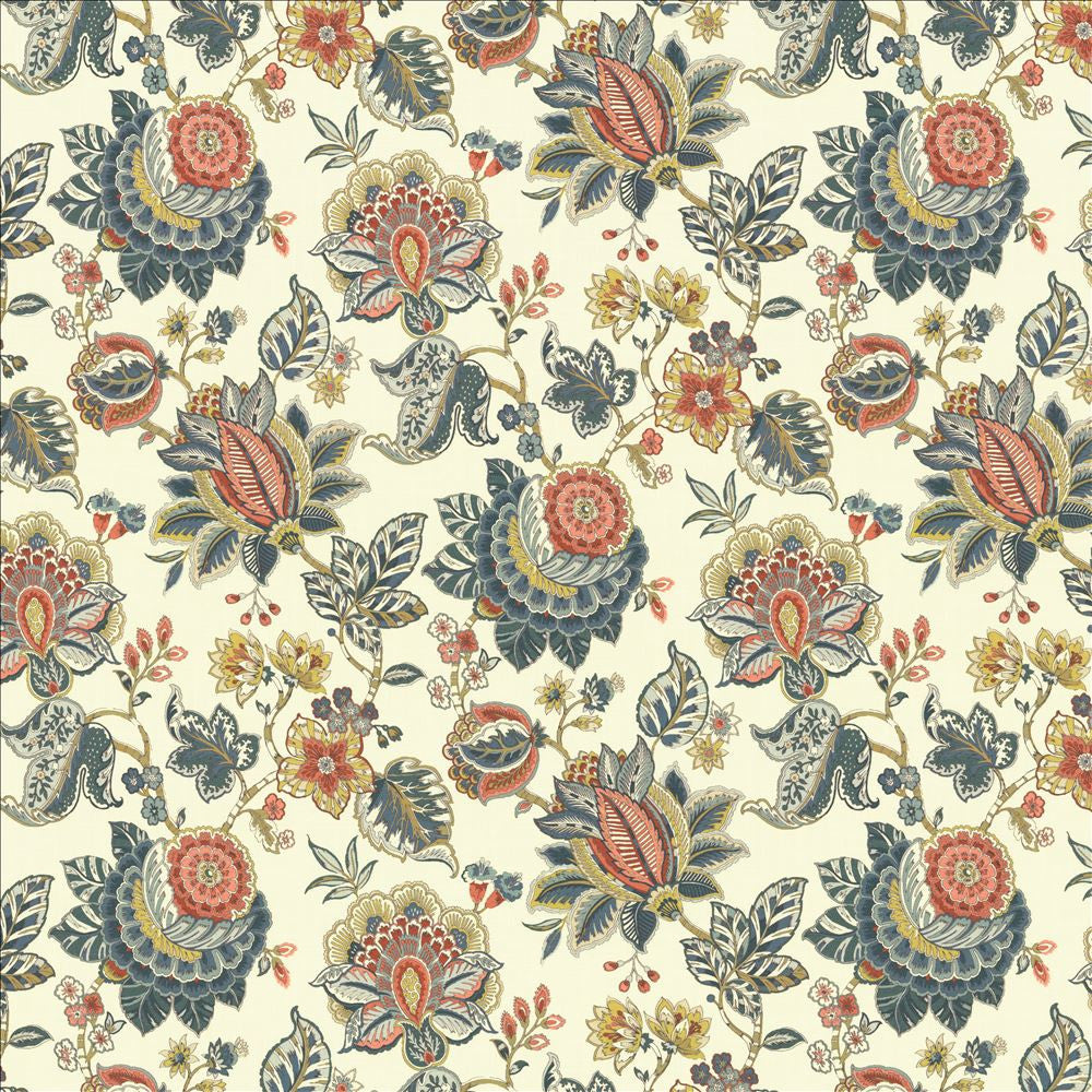Effortless Cream by Kasmir Designer Fabric 1468 100% Cotton
 SPAIN </p><p>Repeat: Horizontal: 26 7/8 inches and Vertical: 27 inches 54 - Swanky Fabrics -