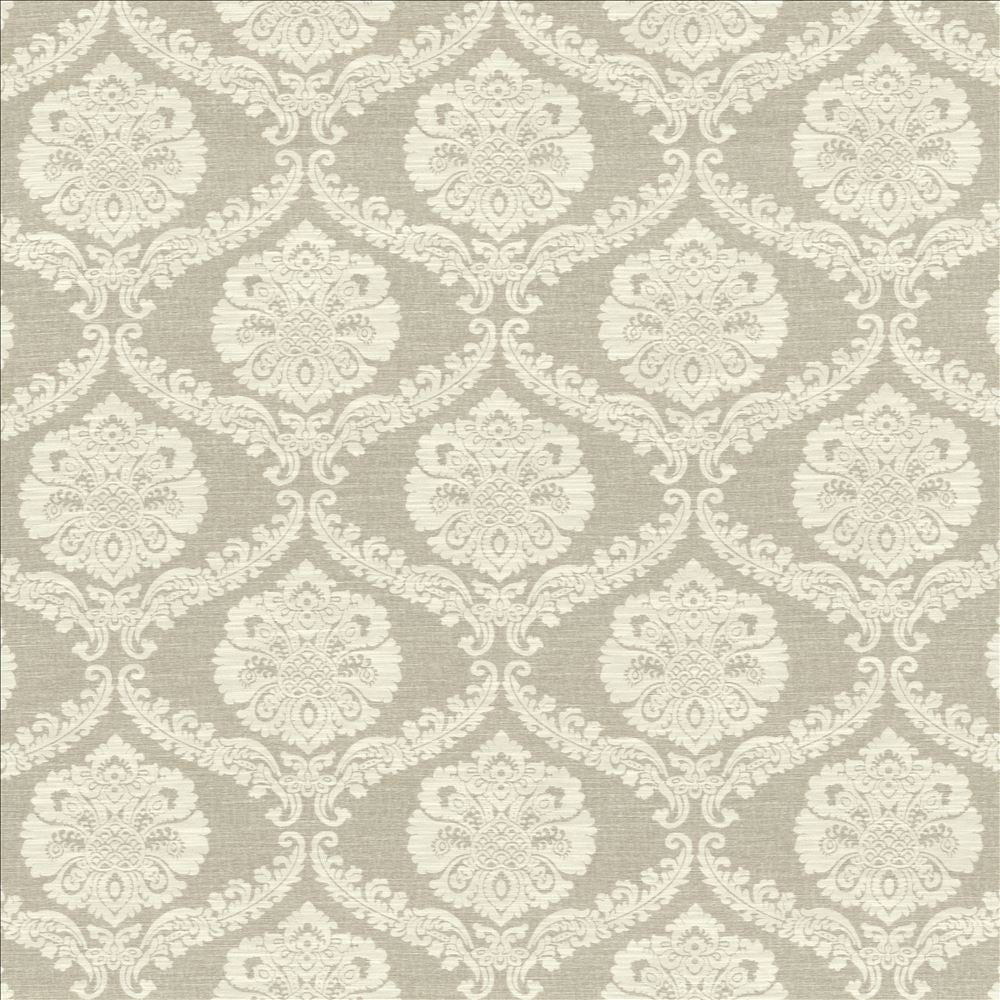 Elegant Sterling by Kasmir Designer Fabric 1451 60% Viscose
40% Polyester
 CHINA </p><p>Repeat: Horizontal: 15 3/8 inches and Vertical: 13 6/8 inches 56 - Swanky Fabrics -