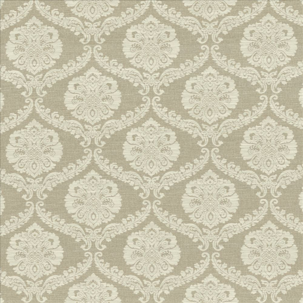 Elegant Sterling by Kasmir Designer Fabric See sample 60% Viscose
40% Polyester
 CHINA Not Tested </p><p>Repeat: Horizontal: 15 3/8 inches and Vertical: 13 6/8 inches 56 - Swanky Fabrics -