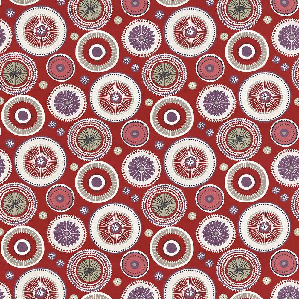 Enlightened Berry by Kasmir Designer Fabric 5075 100% Cotton
 SPAIN </p><p>Repeat: Horizontal: 26 7/8 inches and Vertical: 24 5/8 inches 54 - 55 - Swanky Fabrics -