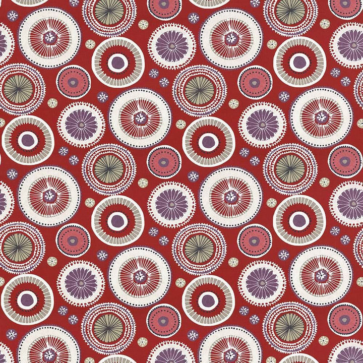 Enlightened Berry by Kasmir Designer Fabric See sample 100% Cotton
 SPAIN Not Tested </p><p>Repeat: Horizontal: 26 7/8 inches and Vertical: 24 5/8 inches 54 - Swanky Fabrics -
