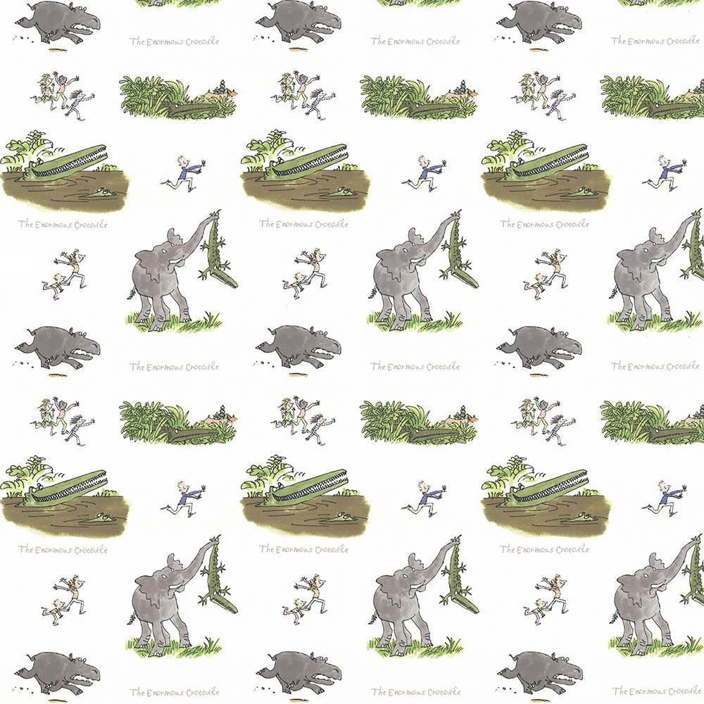 Enormous Crocodi Croc Green by Kasmir Designer Fabric See sample 100% Cotton
 TURKEY Not Tested </p><p>Repeat: Horizontal: 18 1/8 inches and Vertical: 25 2/8 inches 55 - Swanky Fabrics -