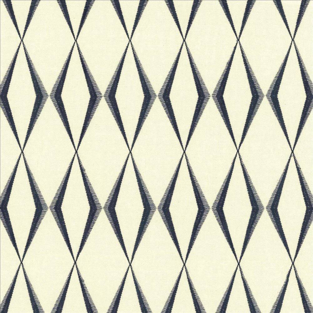 Entasis Navy by Kasmir Designer Fabric 1450 34% Viscose 28% Linen 28% Polyester 10% Rayon CHINA 60,000 Wyzenbeek Double Rubs Horizontal: 3 inches and Vertical: 5 7/8 inches 57 - Swanky Fabrics -