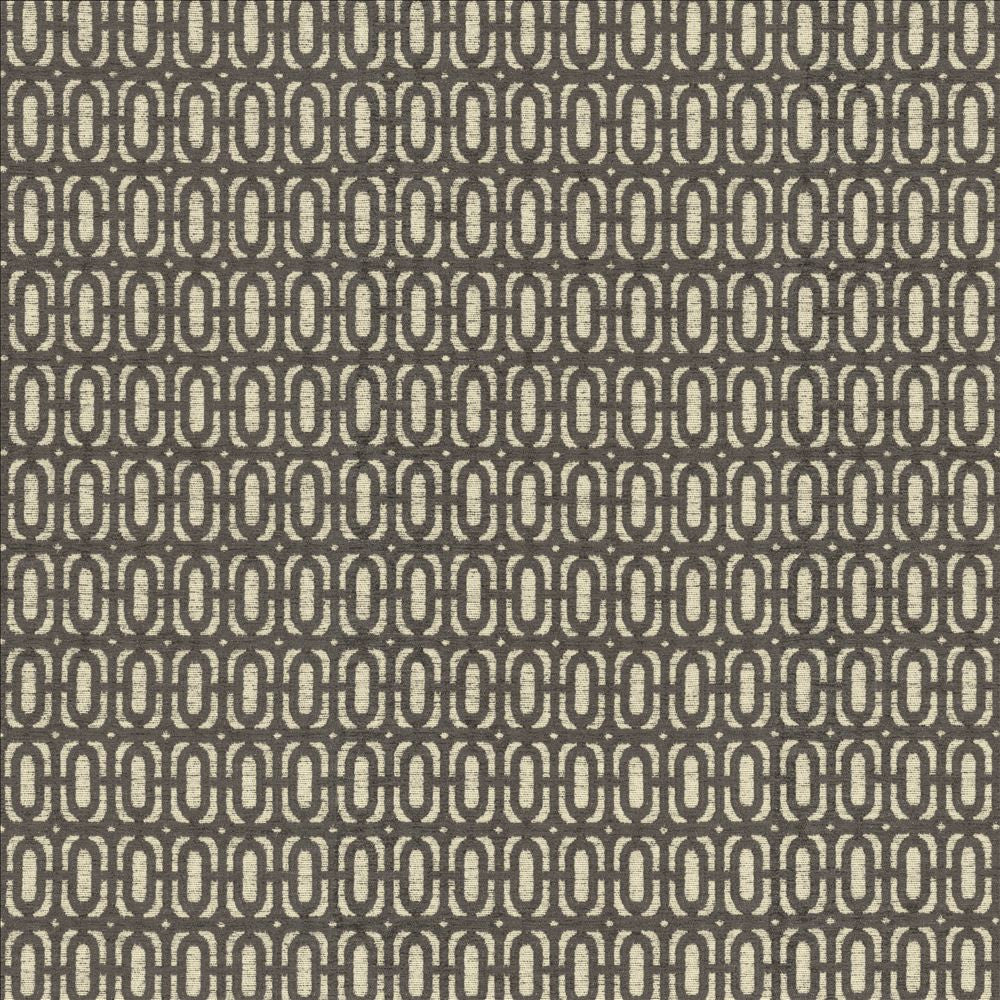 Enthuse Gunmetal by Kasmir Designer Fabric 1471 100% Polyester
 CHINA 60,000 Wyzenbeek Double Rubs </p><p>Repeat: Horizontal: 1 inches and Vertical: 1 2/8 inches 59 - Swanky Fabrics -