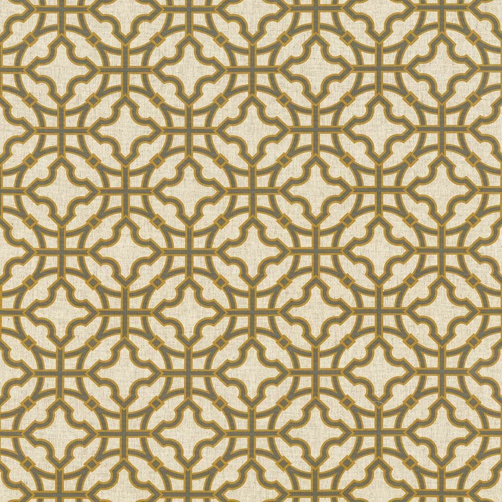 Equis Titanium by Kasmir Designer Fabric See sample 80% Polyester
20% Linen
 CHINA 35,000 Wyzenbeek Double Rubs </p><p>Repeat: Horizontal: 8 4/8 inches and Vertical: 8 4/8 inches 57 - Swanky Fabrics -