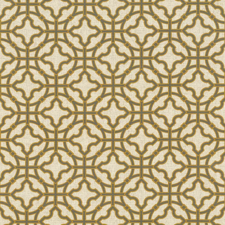 Equis Titanium by Kasmir Designer Fabric 5106 80% Polyester
20% Linen
 CHINA </p><p>Repeat: Horizontal: 8 4/8 inches and Vertical: 8 4/8 inches 57 - Swanky Fabrics -