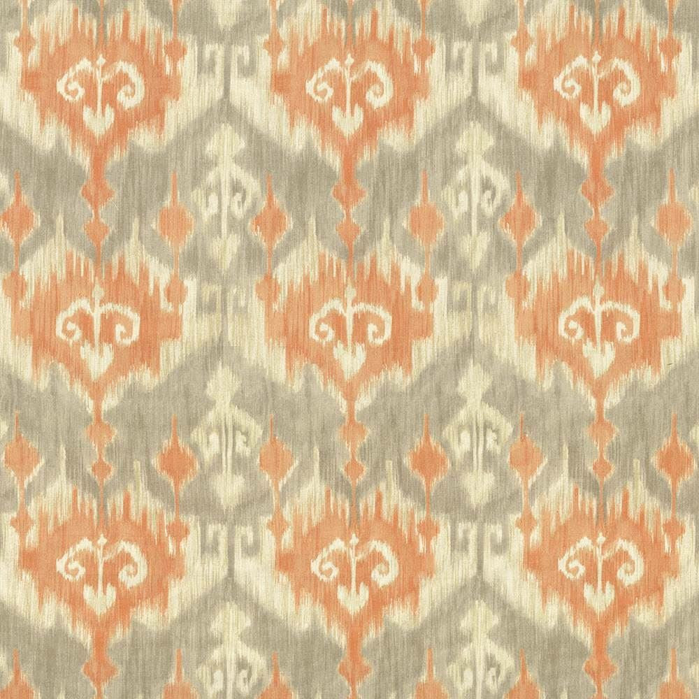 Escante Orange by Kasmir Designer Fabric 5063 100% Cotton
 USA </p><p>Repeat: Horizontal: 13 4/8 inches and Vertical: 27 inches 54 - Swanky Fabrics -