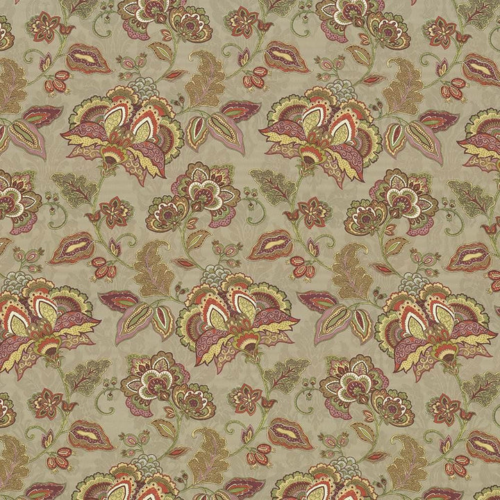 Essington Mulberry  by Kasmir Designer Fabric 1434 100% Cotton  CHINA  </p><p>Repeat: Horizontal: 13 4/8 inches and Vertical: 27 inches 54  - 55   - Swanky Fabrics -