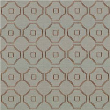 Exmore Aqua by Kasmir Designer Fabric 5074 100% Polyester Embroidery Contents 100% Polyester CHINA Not Tested H: 3 6/8 inches, V: 3 6/8 inches 57 - 58 - Swanky Fabrics - Kasmir