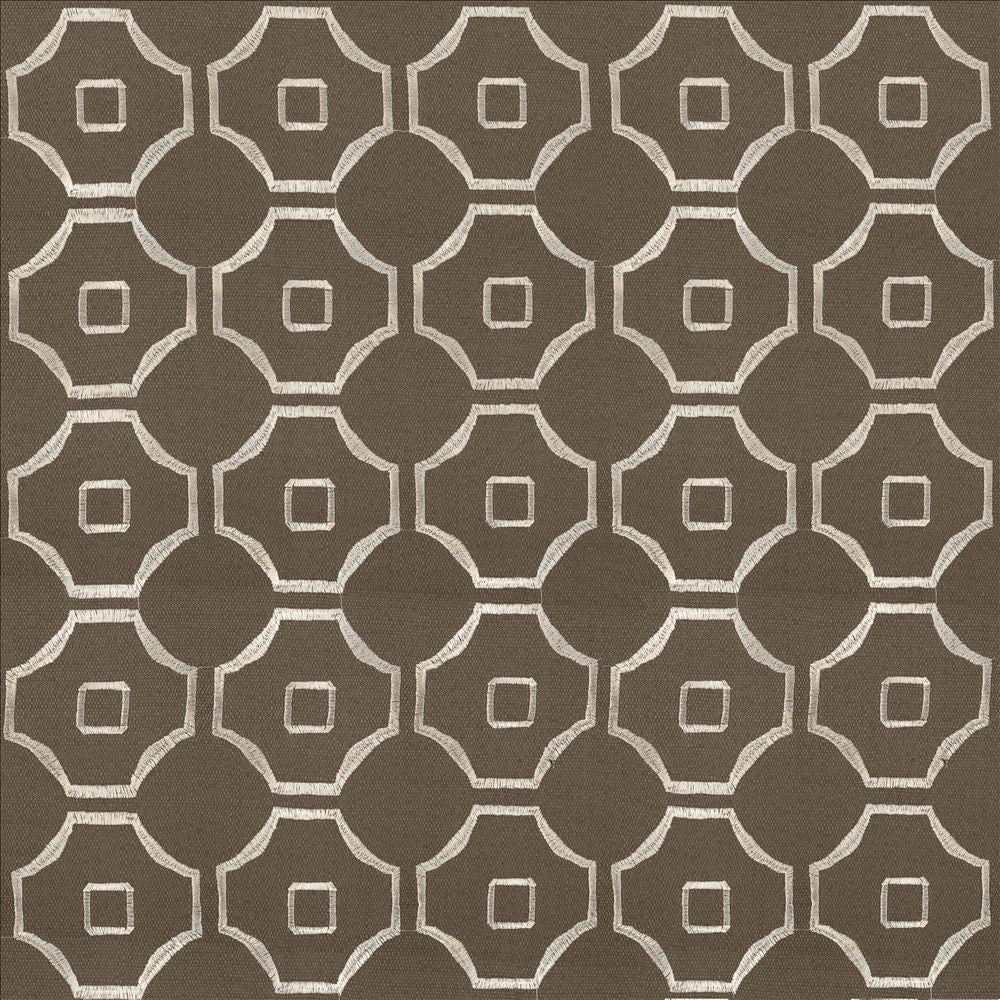 Exmore Taupe  by Kasmir Designer Fabric 5068 100% Polyester
Embroidery
100% Polyester
 CHINA Not Tested Horizontal: 3 6/8 inches and Vertical: 3 6/8 inches 55  - Swanky Fabrics -