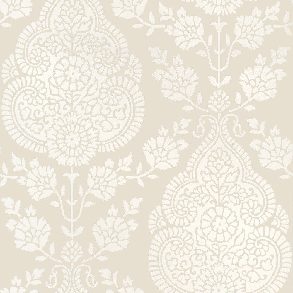 Balmuccia Damask Beige AT57864 by Anna French Wallpaper Anna French Wallpaper Balmuccia Damask Beige AT57864Wallpaper Bristol </p><p>Repeat: V: 21.00"(53.34 cm) 20.50"(52.07 cm) - Fabric Carolina -