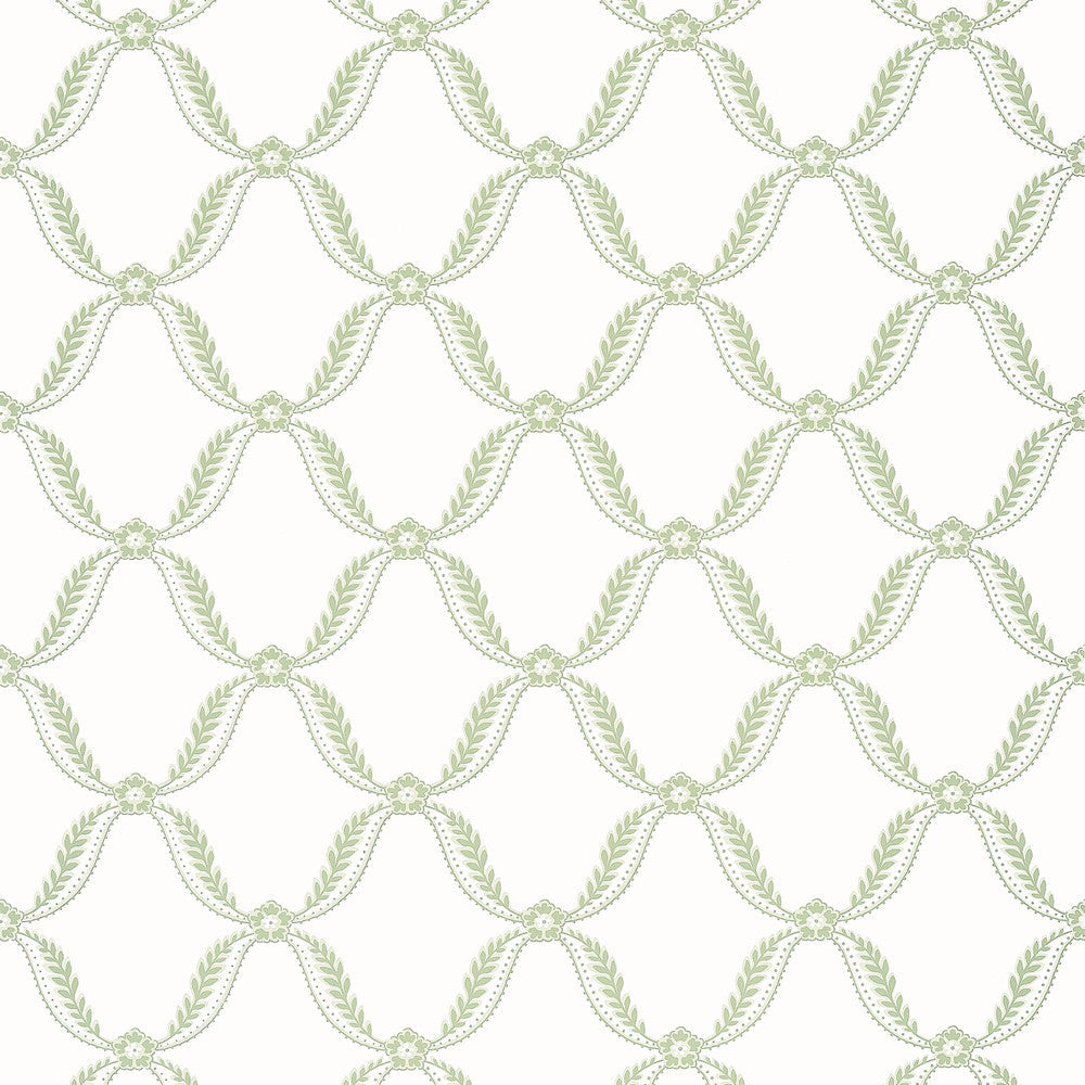 Tate Trellis Green AT57882 by Anna French Wallpaper Anna French Wallpaper Tate Trellis Green AT57882Wallpaper Bristol </p><p>Repeat: V: 6.25"(15.88 cm) 27.00"(68.58 cm) - Fabric Carolina -