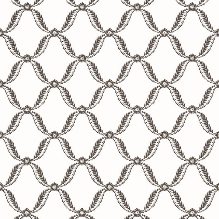 Tate Trellis Black AT57883 by Anna French Wallpaper Anna French Wallpaper Tate Trellis Black AT57883Wallpaper Bristol </p><p>Repeat: V: 6.25"(15.88 cm) 27.00"(68.58 cm) - Fabric Carolina -