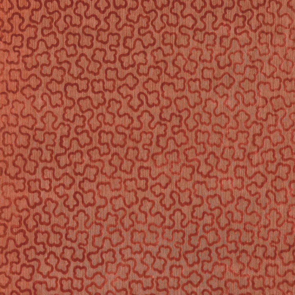 Trefolia Velvet Paprika AW9248 by Anna French Fabric Anna French Fabric Trefolia Velvet Paprika AW9248Fabric Camelot </p><p>Repeat: V: 40.50" (102.87 cm) 54.00" (137.16 cm) - Fabric Carolina -