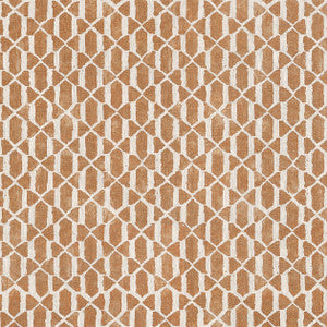 Thibaut Fabric Vortex Ochre F912034