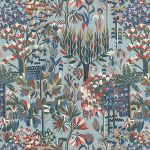 Thibaut Fabric Alpine Spa Blue F912046