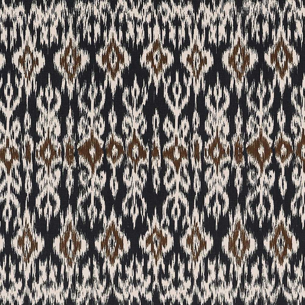 Atlas Ikat Basalt Black F912051 by Thibaut Fabric Thibaut Fabric Atlas Ikat Basalt Black F912051Fabric Vista </p><p>Repeat: V: 16.50" (41.91 cm) 54.00" (137.16 cm) - Fabric Carolina -