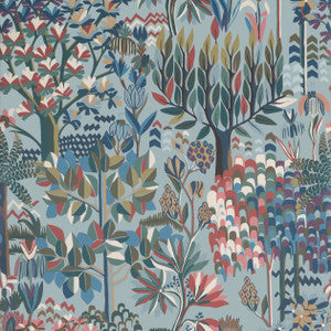 Thibaut Wallpaper Alpine Spa Blue T12046
