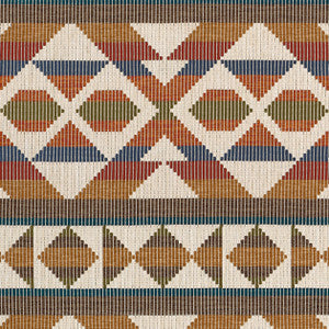 Thibaut Fabric Berber Blanket Ochre and Brown W712026