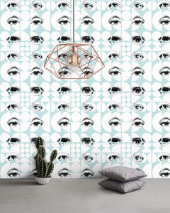 Mind the Gap Wallpaper Mind The Gap   EYES AND CIRCLES Tapet Premium (WP20086)