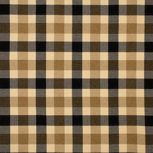 Greenhouse Fabric F6158 Black/Tan