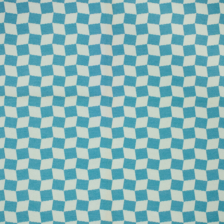 F6244 Teal by Greenhouse Designer Fabric - 72% Polypropylene, 28% Polyester Mexico 110000 1.75" H, 1.5" V 54" - Swanky Fabrics -