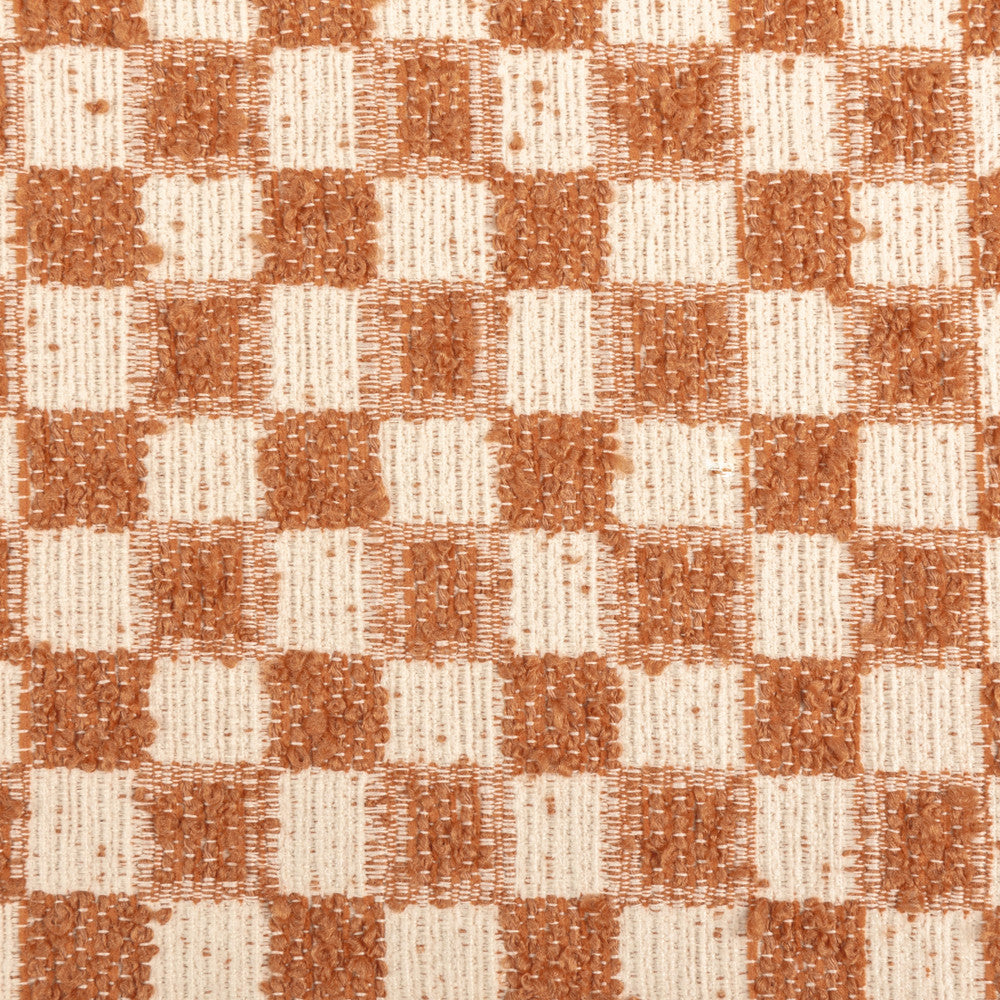 F6297 Ginger by Greenhouse Designer Fabric - 100% Polyester Belgium 21000 1.125" H, 1.125" V 54" - Swanky Fabrics -