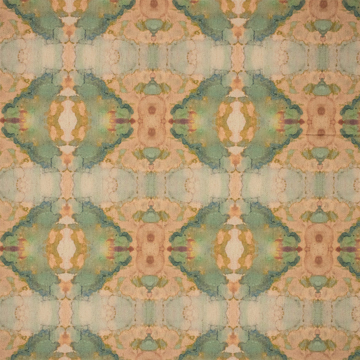 F6302 Coral by Greenhouse Designer Fabric - 94% Polyester, 6% Linen China 30000 9.25" H, 7.13" V 54" - Swanky Fabrics -