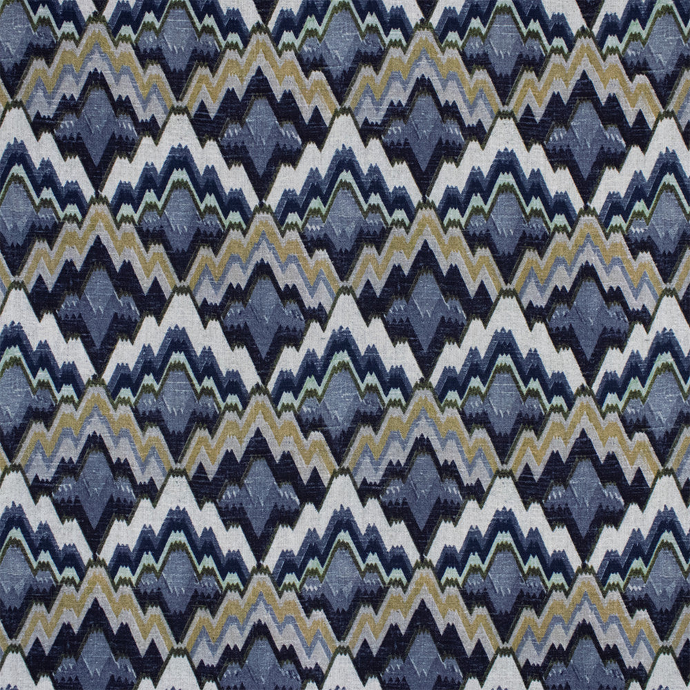 F6333 Lapis by Greenhouse Designer Fabric - 100% Polyester China 60000 13.5" H, 14.89" V 55" - Swanky Fabrics -