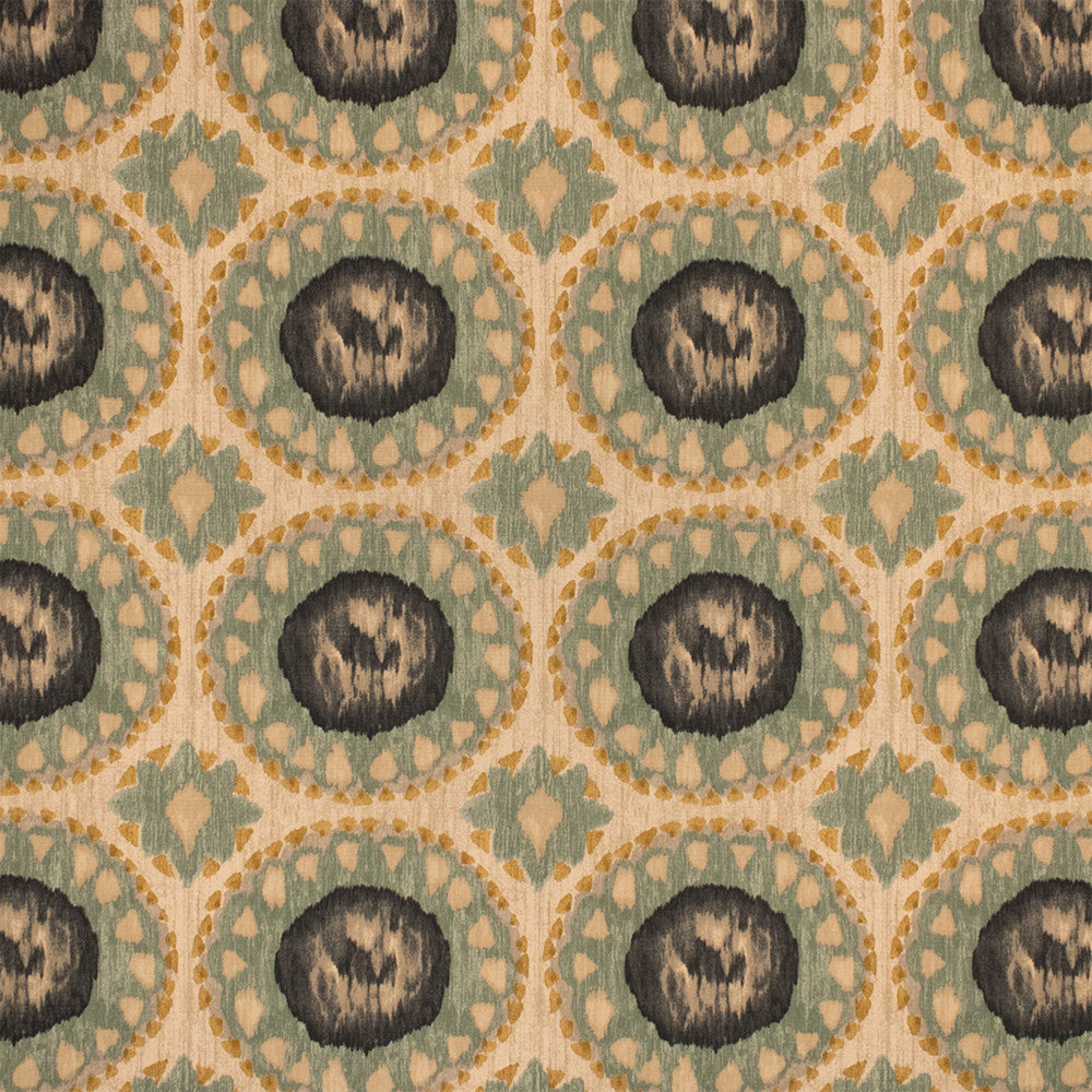 F6344 Verdigris by Greenhouse Designer Fabric - 100% Cotton Pakistan 30000 9" H, 8.4" V 54" - Swanky Fabrics -