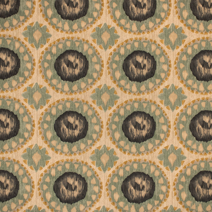 F6344 Verdigris by Greenhouse Designer Fabric - 100% Cotton Pakistan 30000 9" H, 8.4" V 54" - Swanky Fabrics -