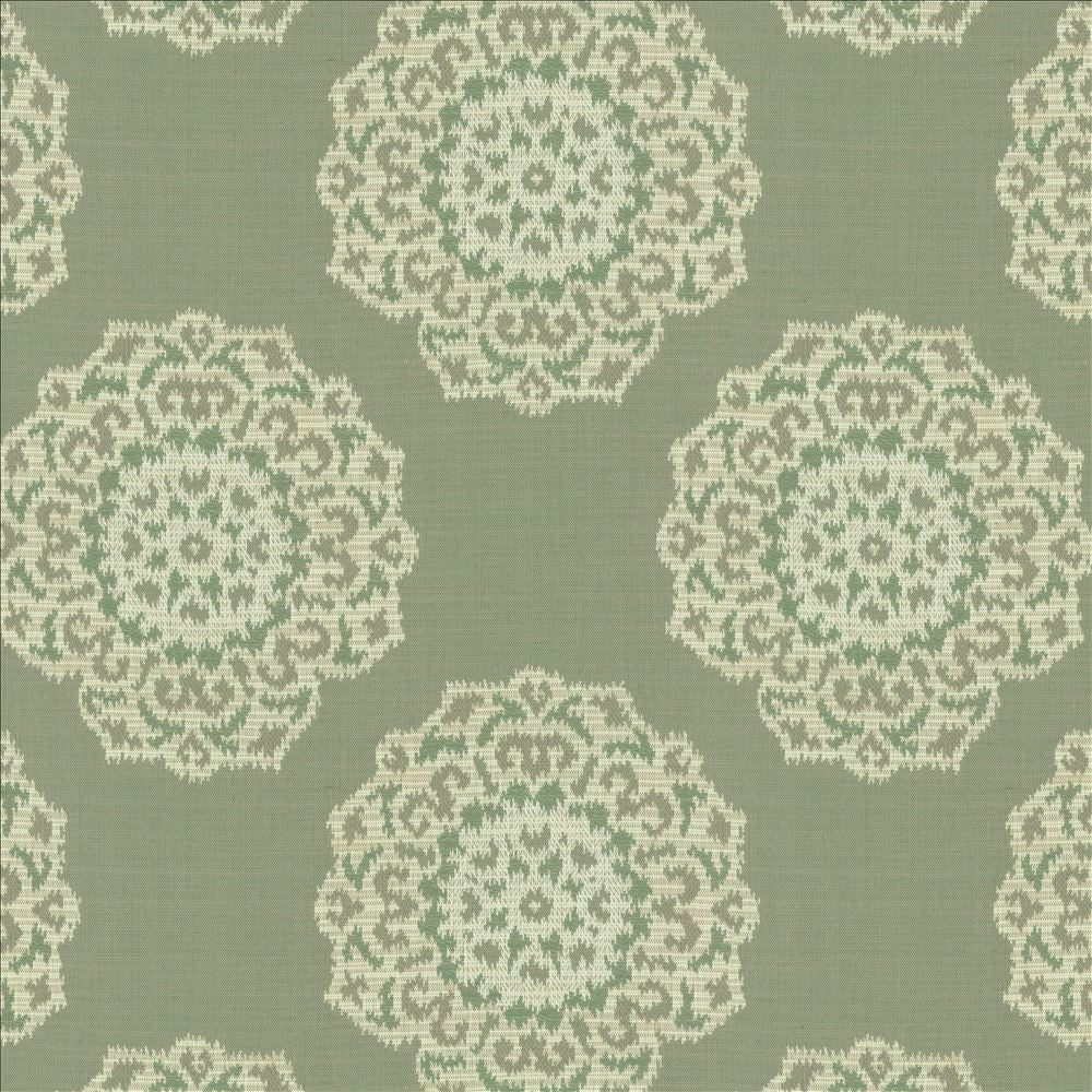 Faircrest Spa by Kasmir Designer Fabric 5142 50% Polyester
33% Rayon
17% Cotton
 USA </p><p>Repeat: Horizontal: 13 4/8 inches and Vertical: 13 4/8 inches 54 - Swanky Fabrics -