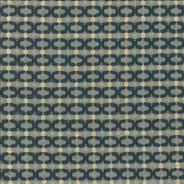 Falkirk Trellis Prussian by Kasmir Designer Fabric 1441 89% Cotton 6% Polyester 4% Acrylic 1% Nylon USA 9,000 Wyzenbeek Double Rubs H: 1 inches, V: 1 inches 54 - Swanky Fabrics - Kasmir
