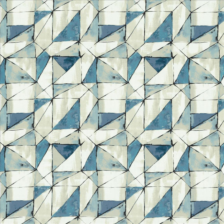 Falsetto Sea Blue by Kasmir Designer Fabric 1458 55% Linen
45% Cotton
 CHINA </p><p>Repeat: Horizontal: 13 6/8 inches and Vertical: 13 2/8 inches 54 - Swanky Fabrics -