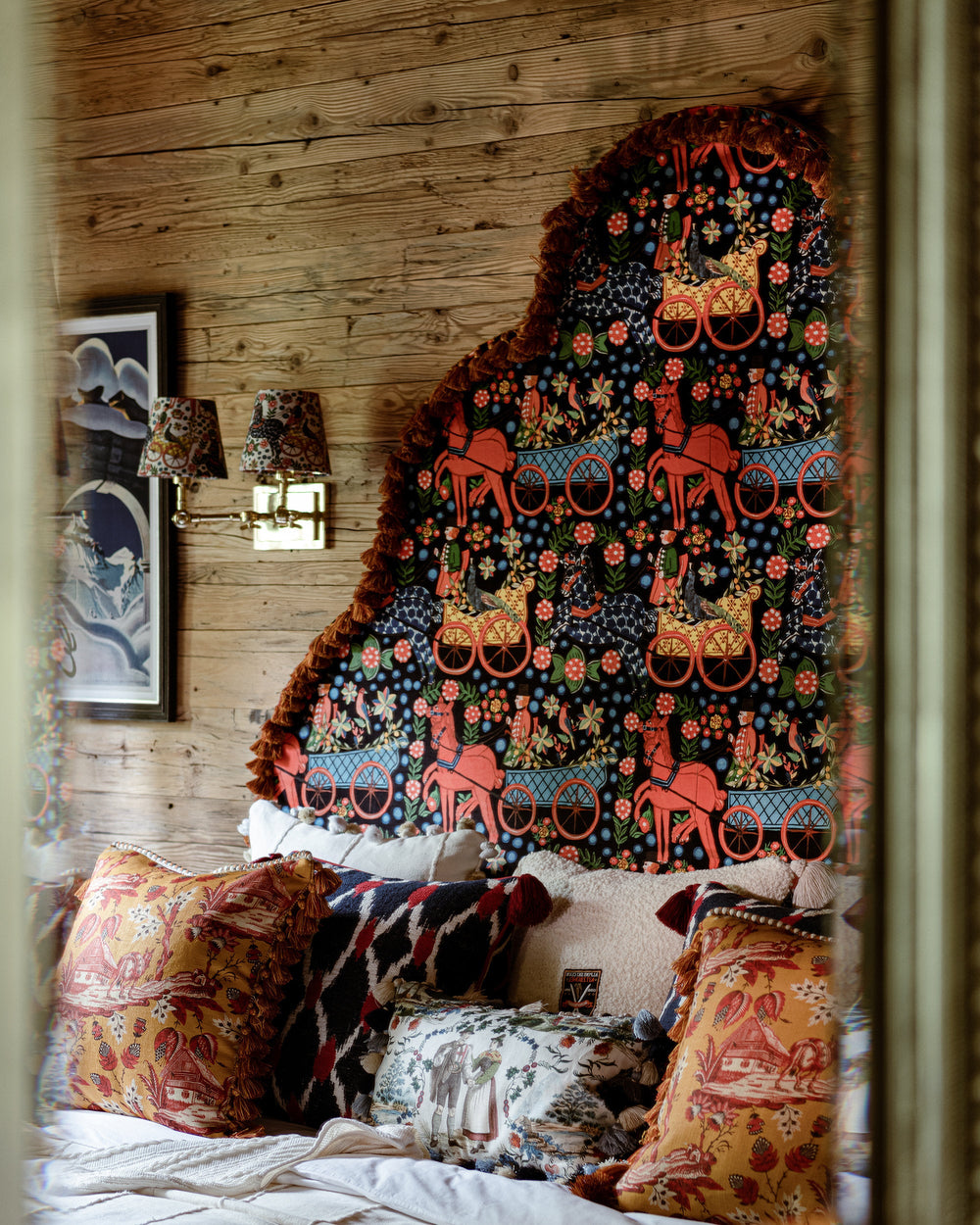 Fasnacht Anthracite velvet fabric by Mind the Gap (FB00097), view 2