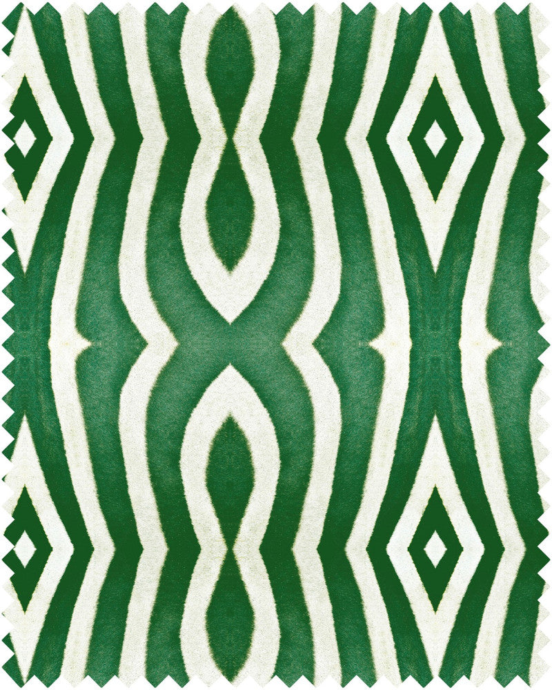 Mind The Gap Fabric RIVERSIDE Linen (FB00003) | FB00003 | TROPICAL MOOD | Green, White | Fabric Carolina | https://www.fabriccarolina.com/