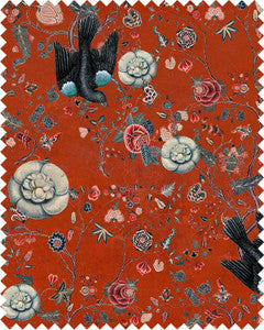Mind the Gap Fabric Mind The Gap   BLACK BIRD Linen (FB00009)