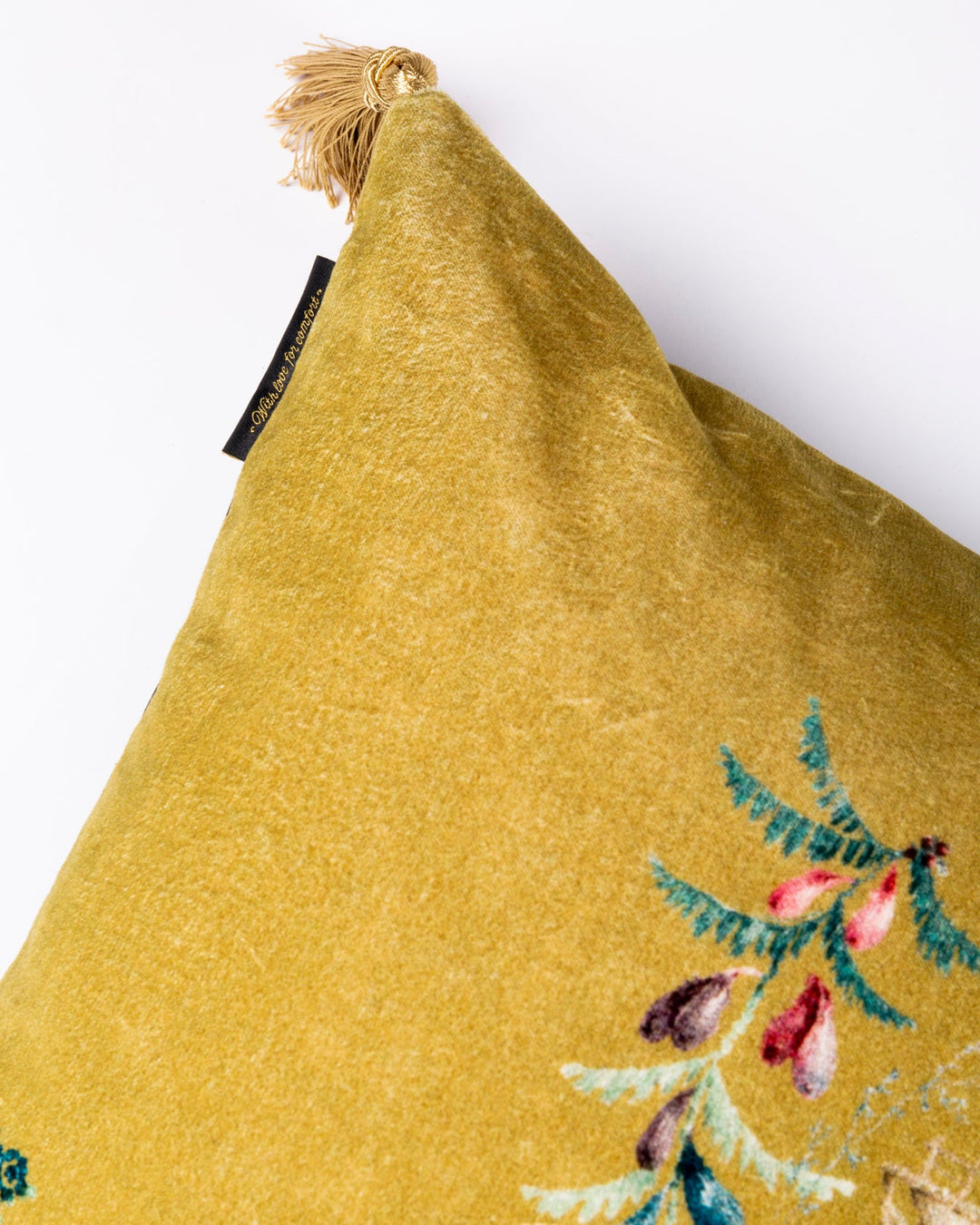 Chinoiserie velvet fabric by Mind the Gap (FB00027), view 2