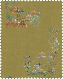 Mind the Gap Fabric Mind The Gap   CHINOISERIE Velvet (FB00027)