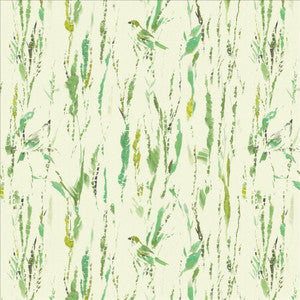 Kasmir Fabric Feathers Green