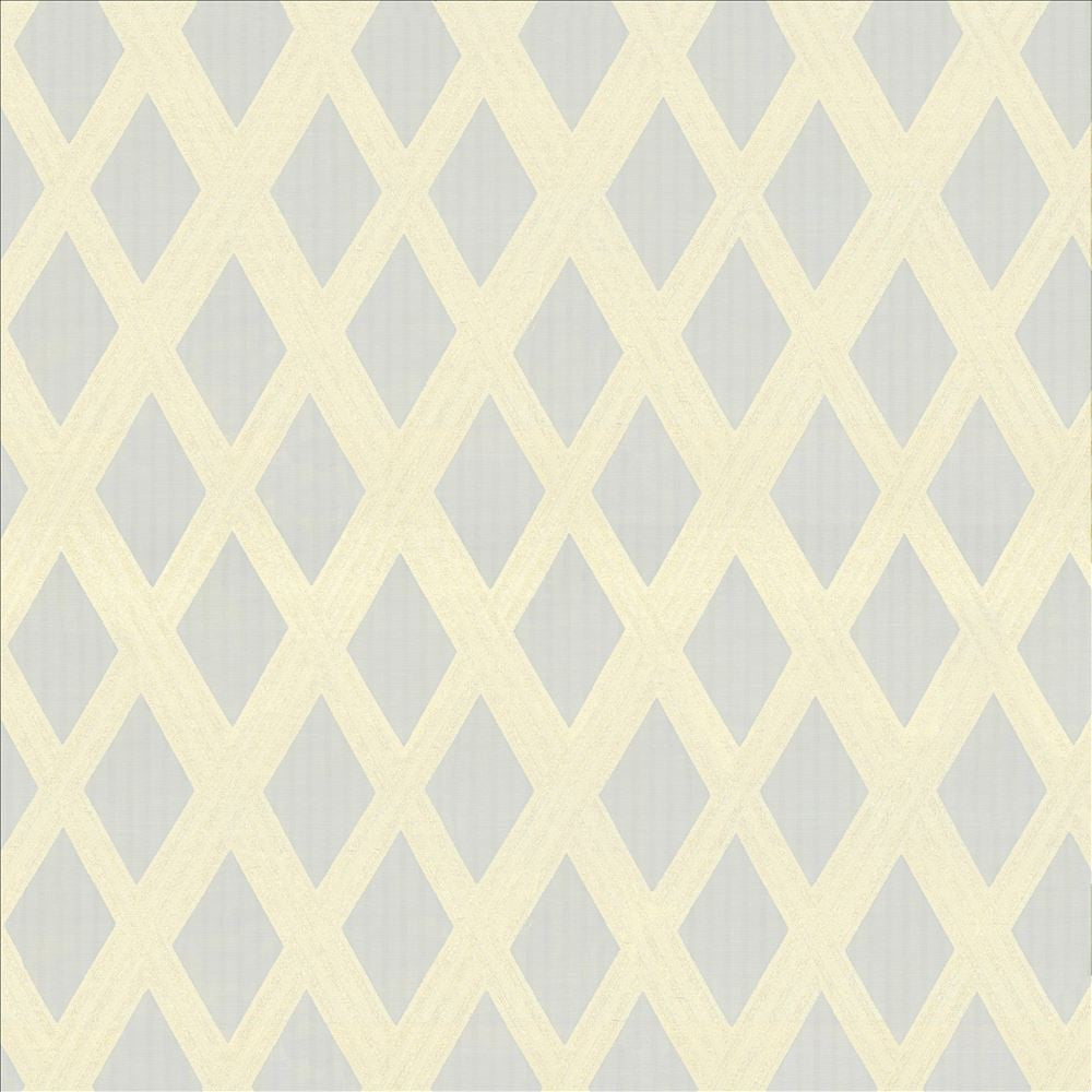 Fenwick Vanilla by Kasmir Designer Fabric See sample 100% Polyester
 TURKEY Not Tested </p><p>Repeat: Horizontal: 11 inches and Vertical: 19 6/8 inches 55 - Swanky Fabrics -
