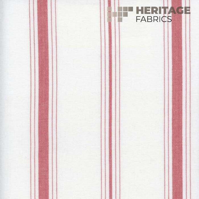 Fenwick Tuscan Red by Heritage Designer Fabric - 100% Cotton India 9,000 Horizontal: 5.75" and Vertical: N/A 54" - Swanky Fabrics -
