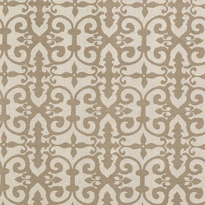 Schumacher Fabric Ferne Park Brown Fern002