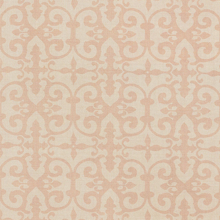 Ferne Park Pink FERN004 by Schumacher Designer Fabric Veere-Grenney 100% Linen Martindale 25,000 Horizontal: 8 and Vertical: 8 47 - Swanky Fabrics -