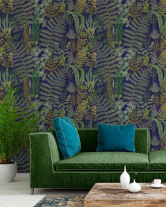 Mind the Gap Wallpaper Mind The Gap   GREEN SANCTUARY Anthracite   (WP20318)
