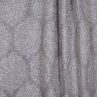 Discreet Chrome by Mitchell Designer Fabric #1902 66% Polyester, 34% Linen Turkey </p><p>Repeat: Horizontal: 7.87 and Vertical: 14.39 54 - Swanky Fabrics -
